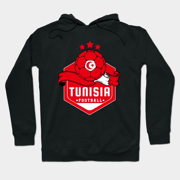 Tunisia World Cup Hoodie by footballomatic